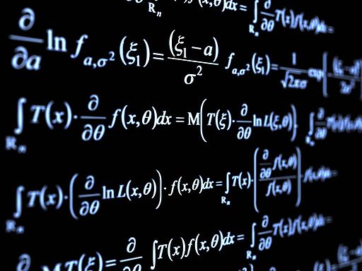 Maths on a blackboard